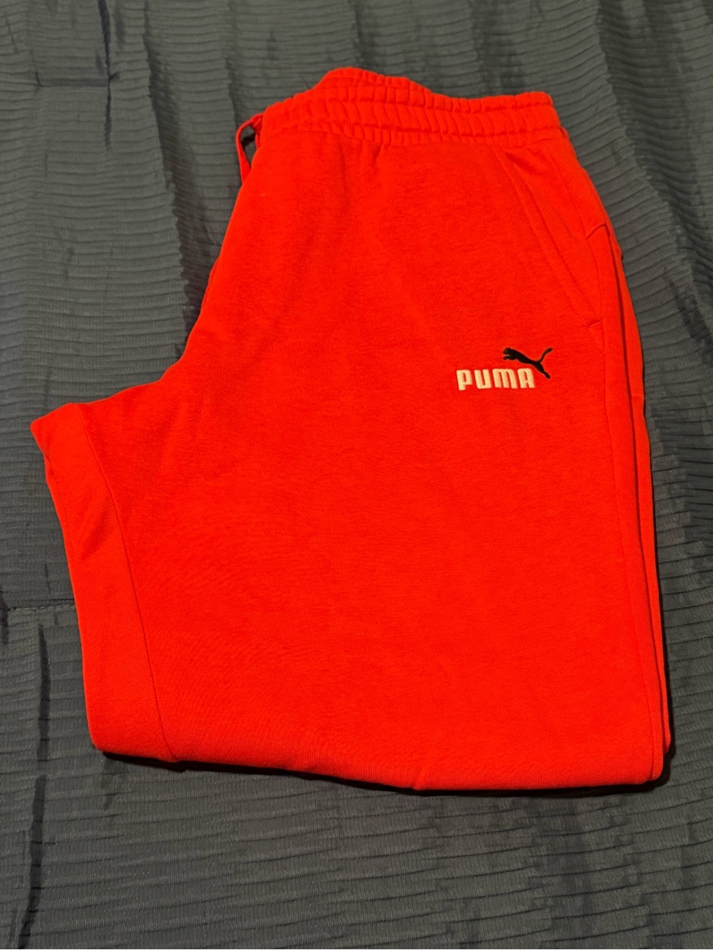 Puma Men’s Bright Red Jogger Sweatpants - 2XL